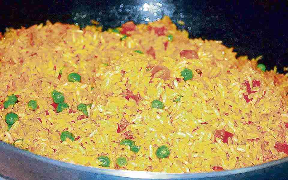 Plato principal Arroz a la jardinera