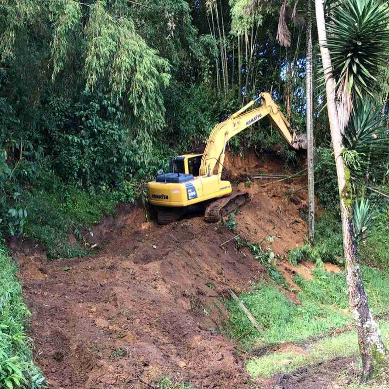Inician obras para mejorar los daños en la vía Dosquebradas – Santa Rosa de Cabal