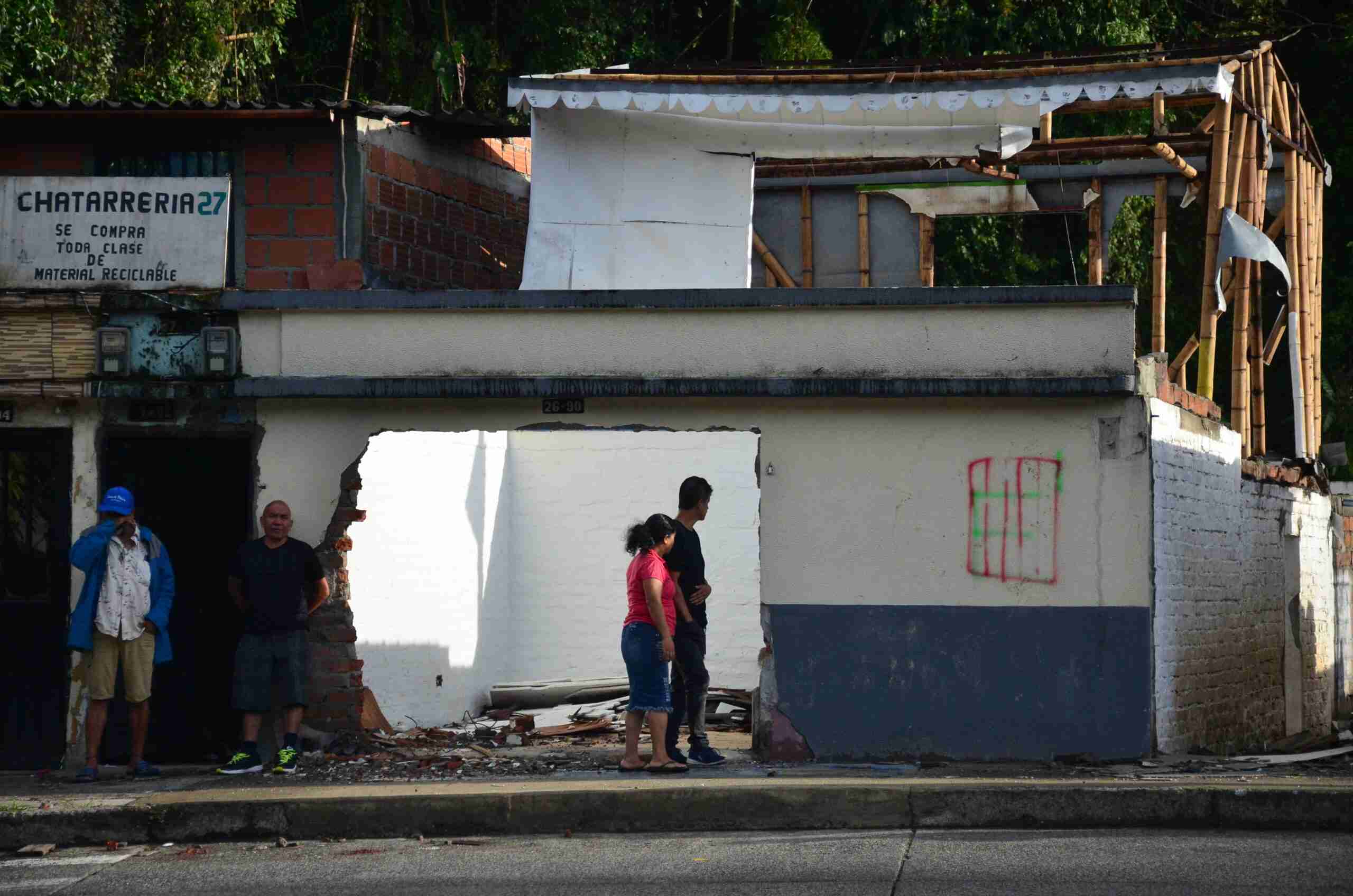 Los damnificados iban a ser desalojados