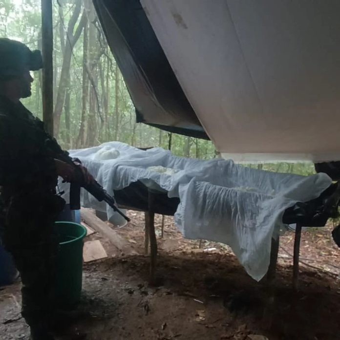Incautan más de media tonelada de cocaína en un laboratorio en Norte de Santander