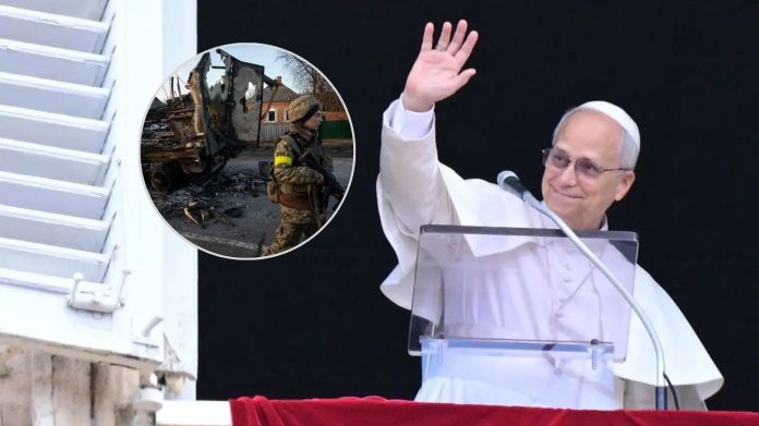 Papa León XIV pide “caminos de paz” y diálogo para Ucrania en su Día de la Independencia