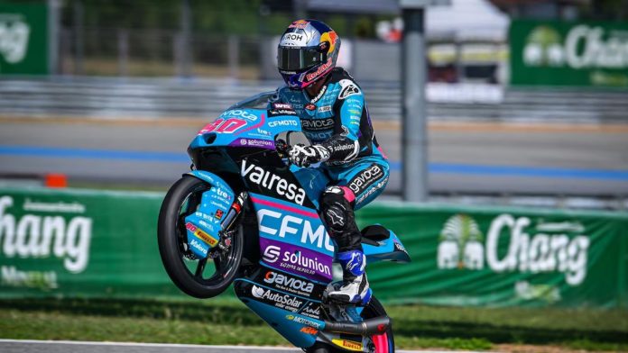 David Alonso vuelve al podio en Aragón y se acerca a la pelea por el Mundial de Moto2